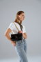Vince Camuto Bolso Bandolera Negro Piel de Polivinilo con Dos Bolsillos Interiores Lucca